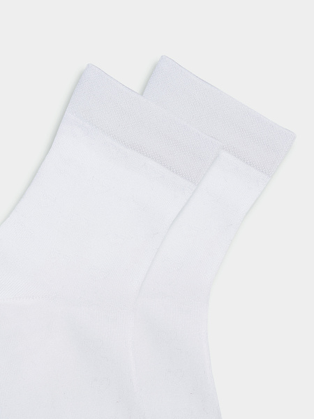 Белые хлопковые носки