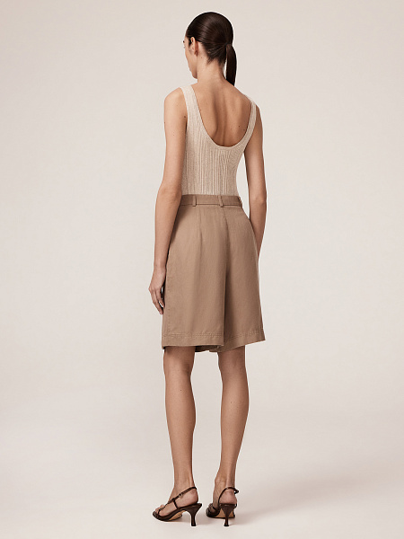 Шорты изо льна и тенселя