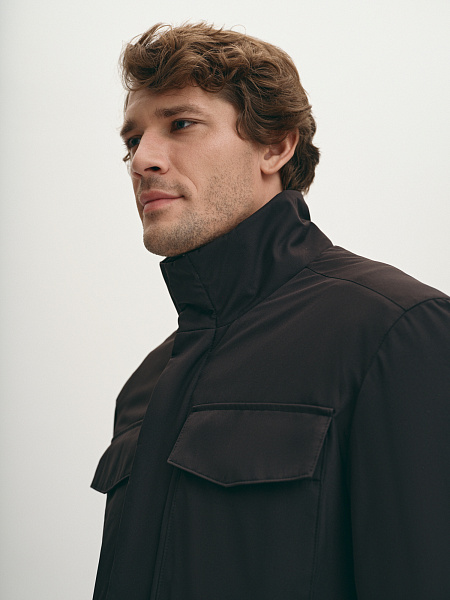 Куртка-парка утепленная на молнии