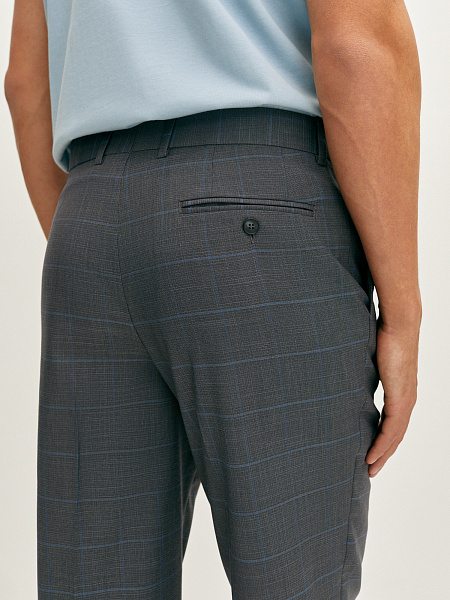 Брюки костюмные в клетку