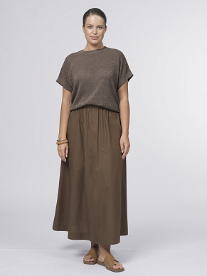 Юбка из 100% хлопка с карманами