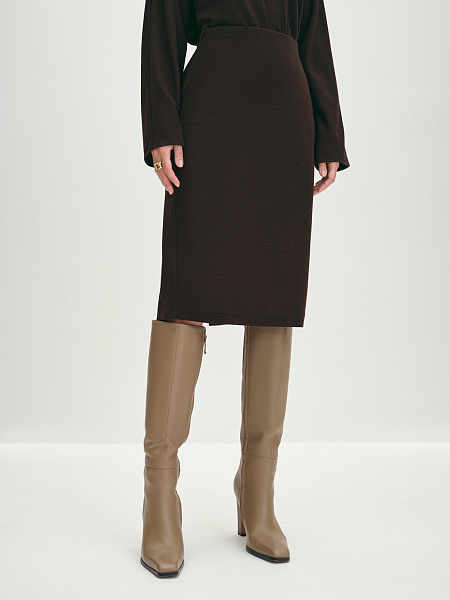 Трикотажная юбка карандаш