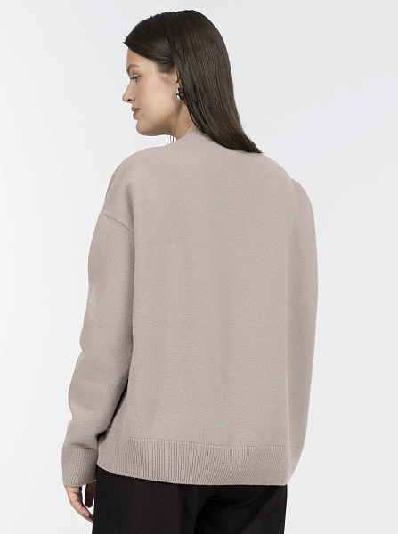 Джемпер с вышивкой из 100% шерсти мериноса