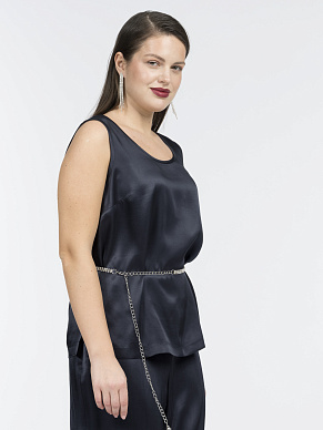 Топ из атласной вискозы