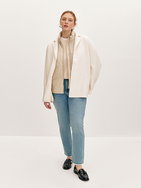 Полупальто из шерсти