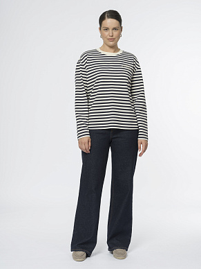 Лонгслив в полоску