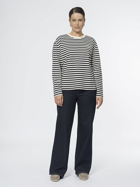 Лонгслив в полоску
