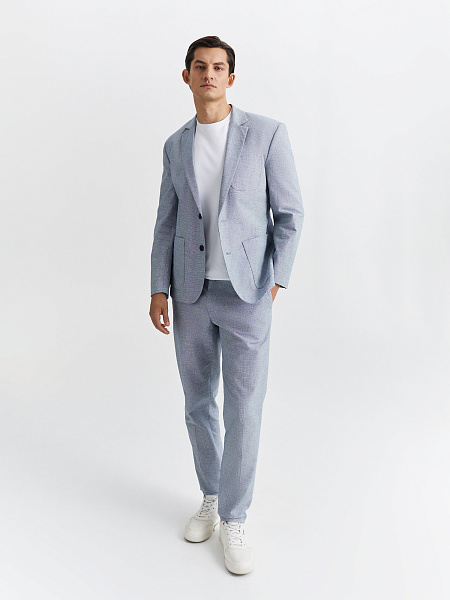 Пиджак со льном