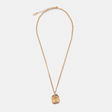 Кулон на цепочке "Спираль"