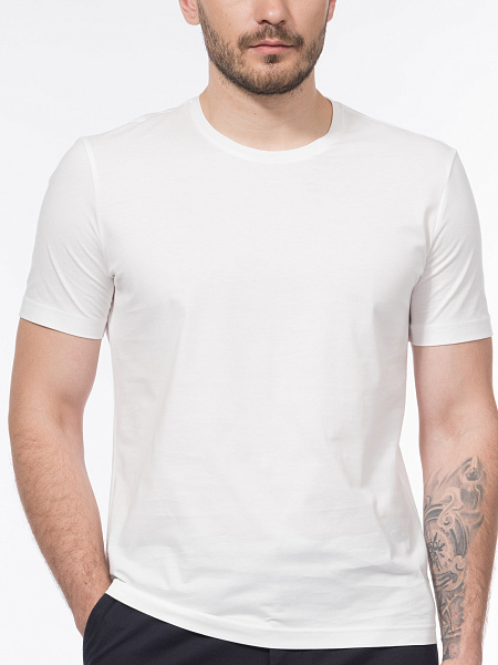 Хлопковая футболка super slim fit с брендированием