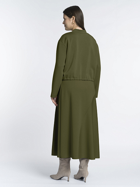 Расклешенная юбка из неопрена