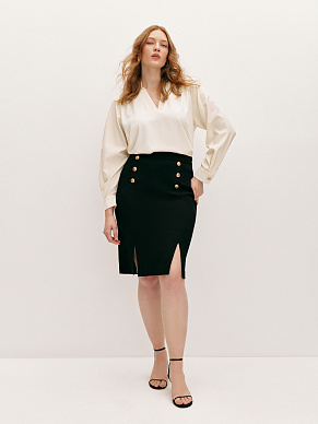 Юбка-карандаш с разрезами