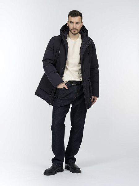 Куртка из ткани водоотталкивающей пропиткой, утепленная наполнителем пух/перо