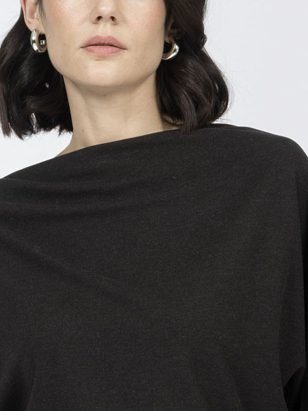 Блуза из мягкого трикотажа с шерстью