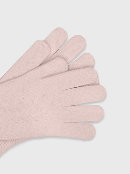 Перчатки вязаные с ангорой