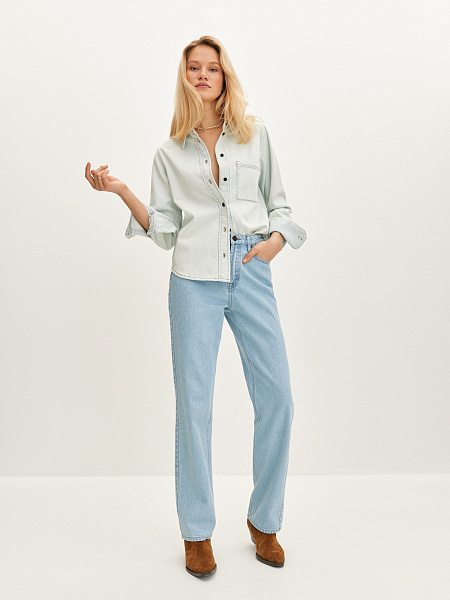 Джинсовая рубашка 