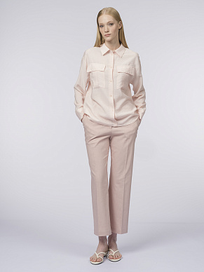 Блуза рубашечного кроя из вискозной ткани