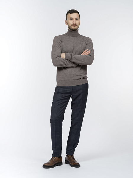 Водолазка с длинным рукавом из 100% шерсти мериноса