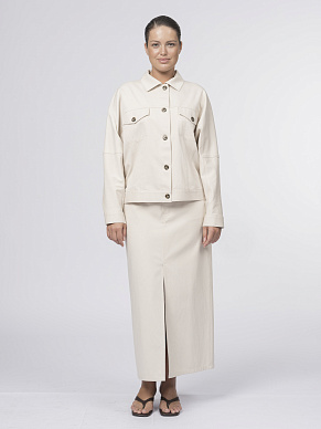 Куртка-джинсовка из лиоцелла и хлопка