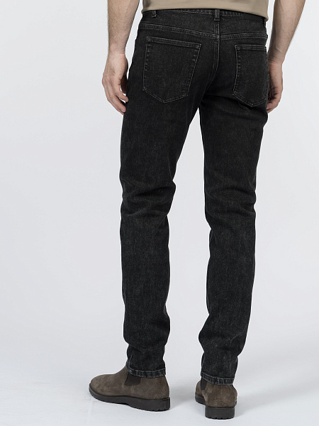 Джинсы пятикарманники силуэта Slim