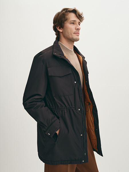 Куртка-парка утепленная на молнии