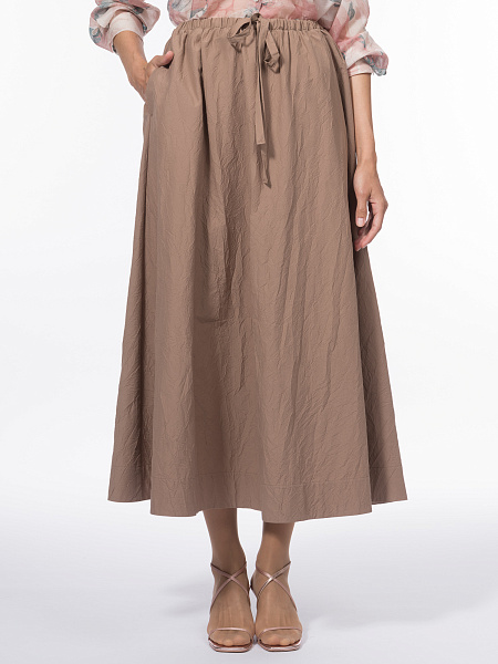 Легкая юбка из хлопковой ткани
