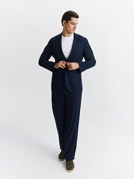 Пиджак со льном