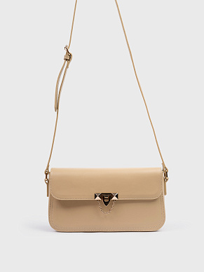 Компактная сумка песочного оттенка