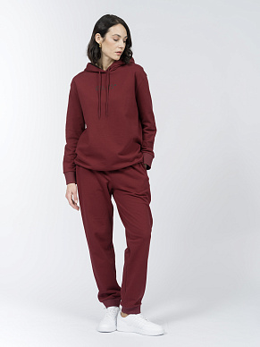 Свитшот с капюшоном из хлопкового футера