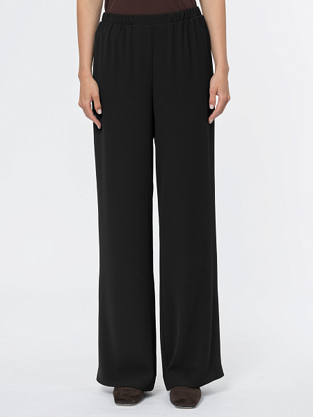 Струящиеся черные брюки