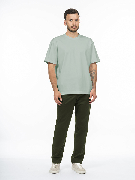 Футболка из премиального мерсеризованного хлопка и шёлка