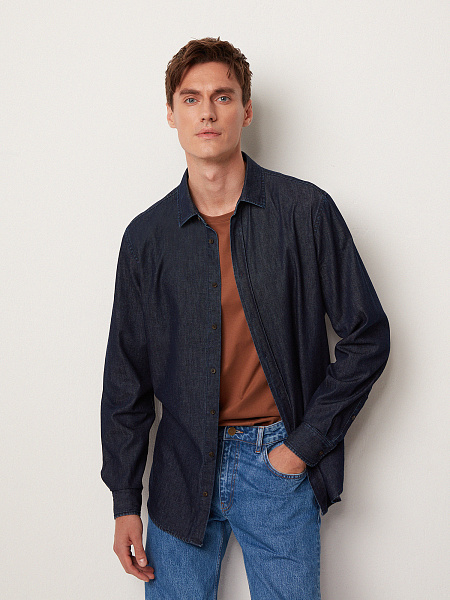 Рубашка джинсовая