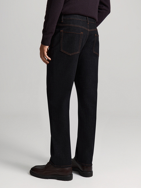 Джинсы из сырого денима