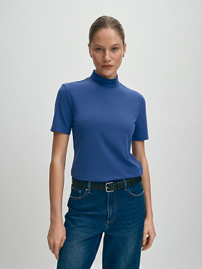 Базовая водолазка с коротким рукавом