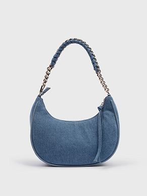 Сумка "хобо" из денима