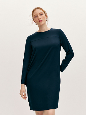 Платье с горизонтальным рельефом