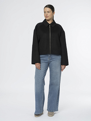 Куртка из шерстяной двойной ткани 