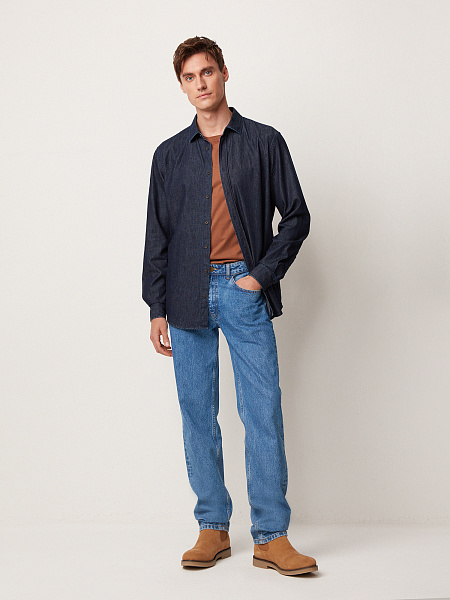Рубашка джинсовая