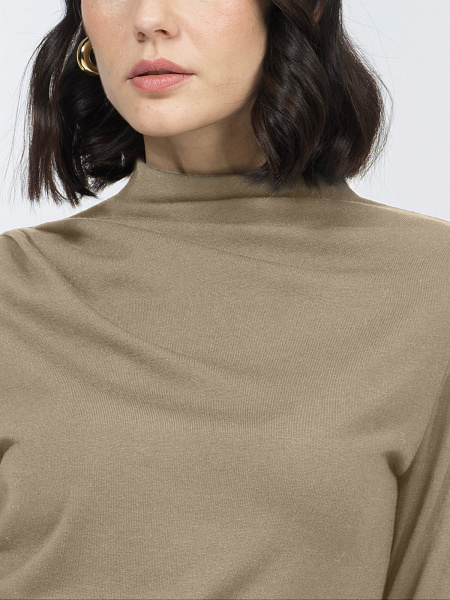 Блуза из мягкого трикотажа с овечьей шерстью