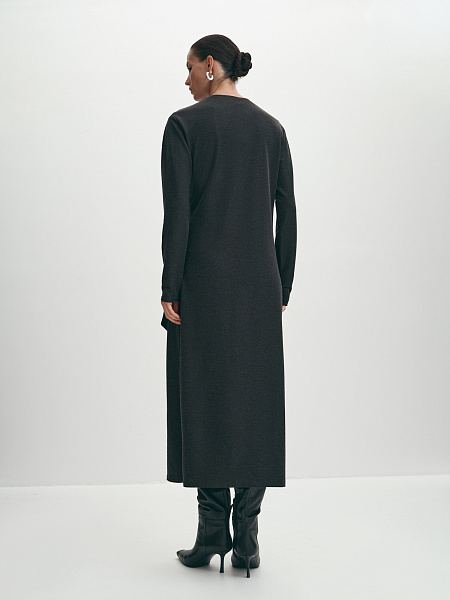 Трикотажное платье на запах