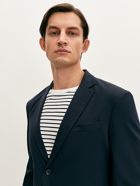 Пиджак трикотажный