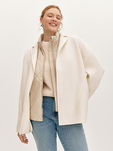 Полупальто из шерсти