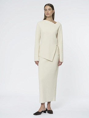 Трикотажная юбка-колонна