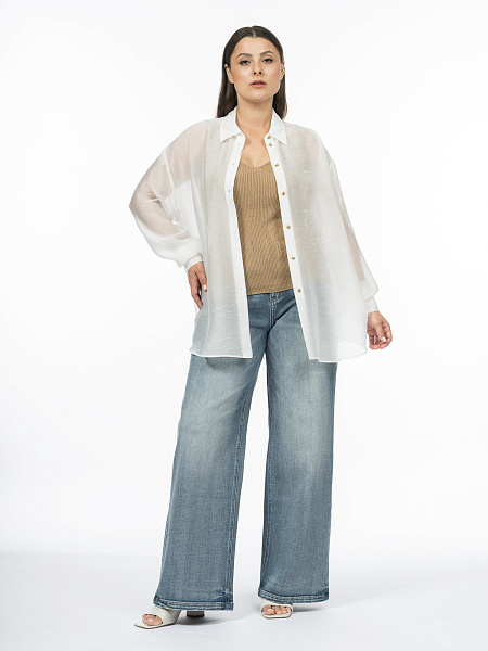 Прямые джинсы-пятикарманники