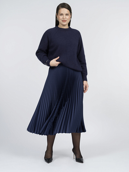 Юбка А-силуэта с эффектом гофре