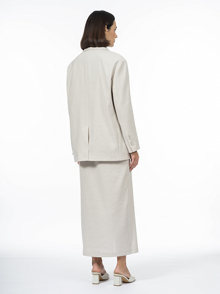 Пиджак изо льна и вискозы