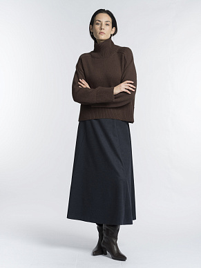 Джемпер прямого силуэта из шерсти мериноса