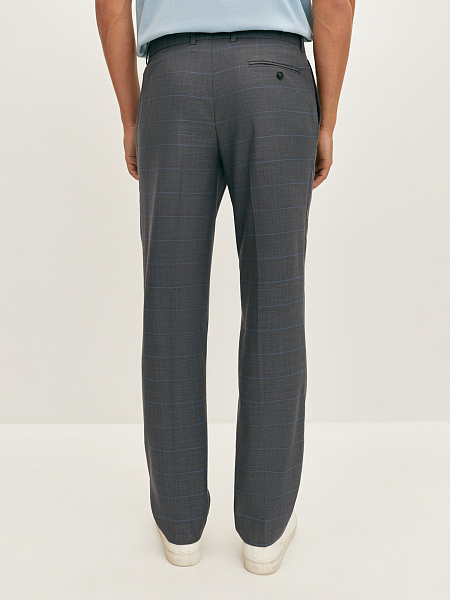 Брюки костюмные в клетку