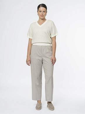 Брюки на резинке из вискозной ткани