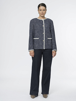 Жакет с тесьмой